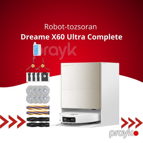 Robot-tozsoran Dreame X60 Ultra Complete — Bakı