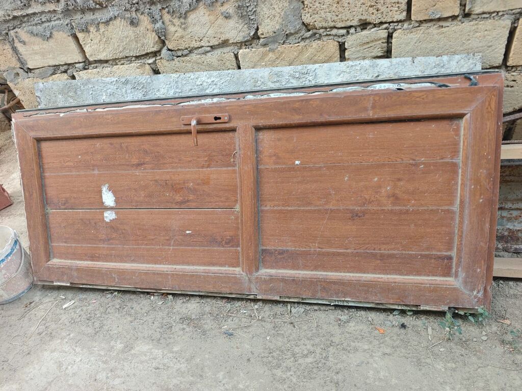 Plastik qapi 220/90sm 55azn Sumqayit 1218 leli — Pəncərələr, qapılar, balkonlar, Bakı
