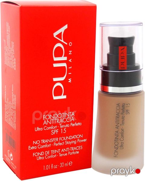 Tonal krem Pupa Milano Fondotinta Antitraccia SPF15 Bej, 30 ml — Bakı