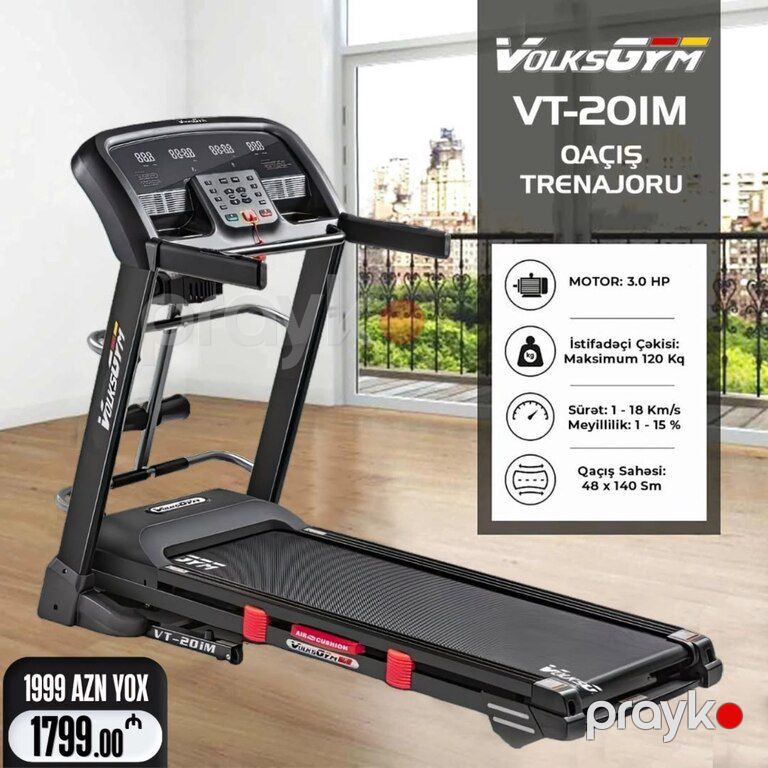 Qaçış aparatı "Volksgym V5" — İdman, hobi, istirahət, Bakı (9)