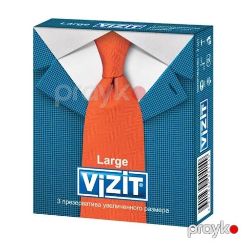 Prezervativlər Vizit Large N3 3 əd — Bakı