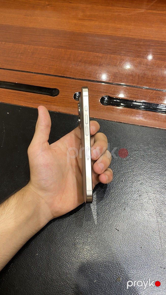 Apple iPhone 15 Pro Natural Titanium 128GB/8GB — Smartfonlar, Bakı (5)