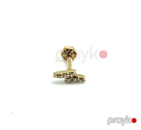 Pirsinq üçün sırğa 2537334, qızıl 585 əyar — Bakı