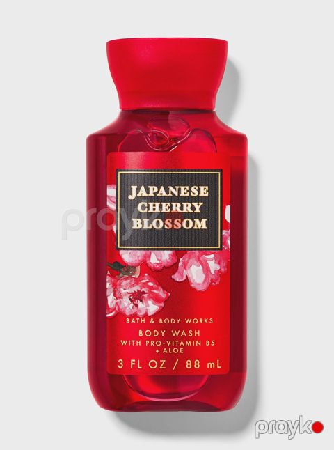 Duş geli Bath & Body Works Japanese Cherry Blossom with pro-vitamin B5 + aloe 88 ml — Bakı