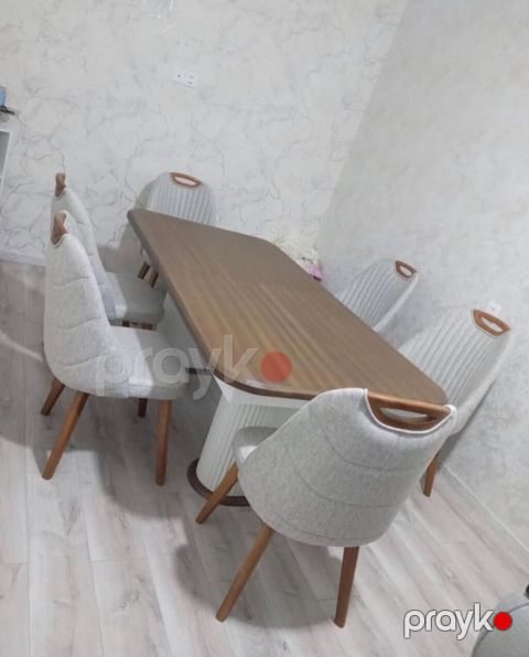 Fabrikdən satış: Masa dəsti - Komplekt: 1 masa + 6 stul - Qiymət: 890 — Bakı