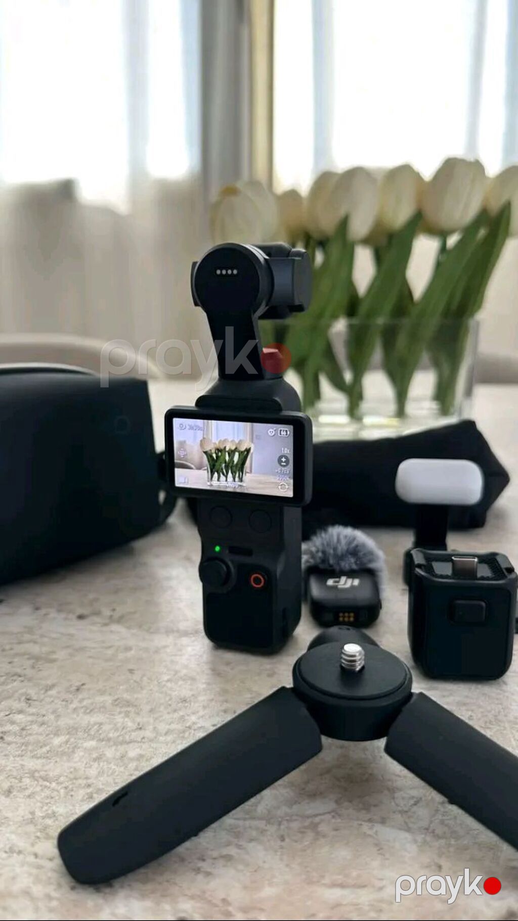 DJI Osmo Pocket 4 – Creator Combo Kompakt 3 oxlu stabilizasiyalı cib — Video kamera, Bakı (3)