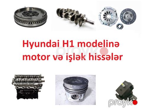 "Hyundai H1" mühərrik və işlək hissələri — Bakı