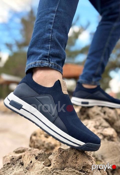 Krosovkalar kişilər üçün ZKRY184, parça, göy, ölçü 44 — Bakı