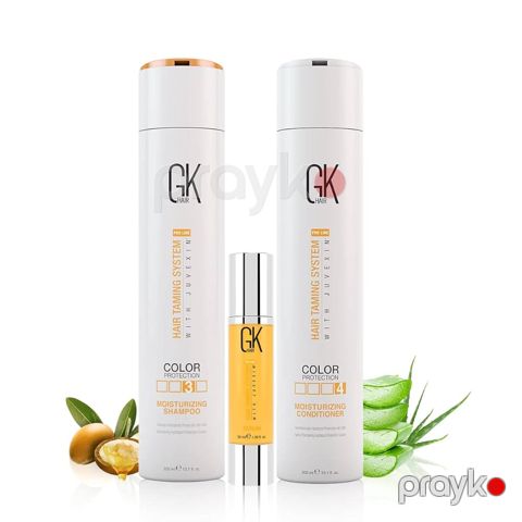 Saçlara qulluq dəsti GKhair (şampun 300 ml + kondisioner 300 ml + serum 30 ml) — Bakı
