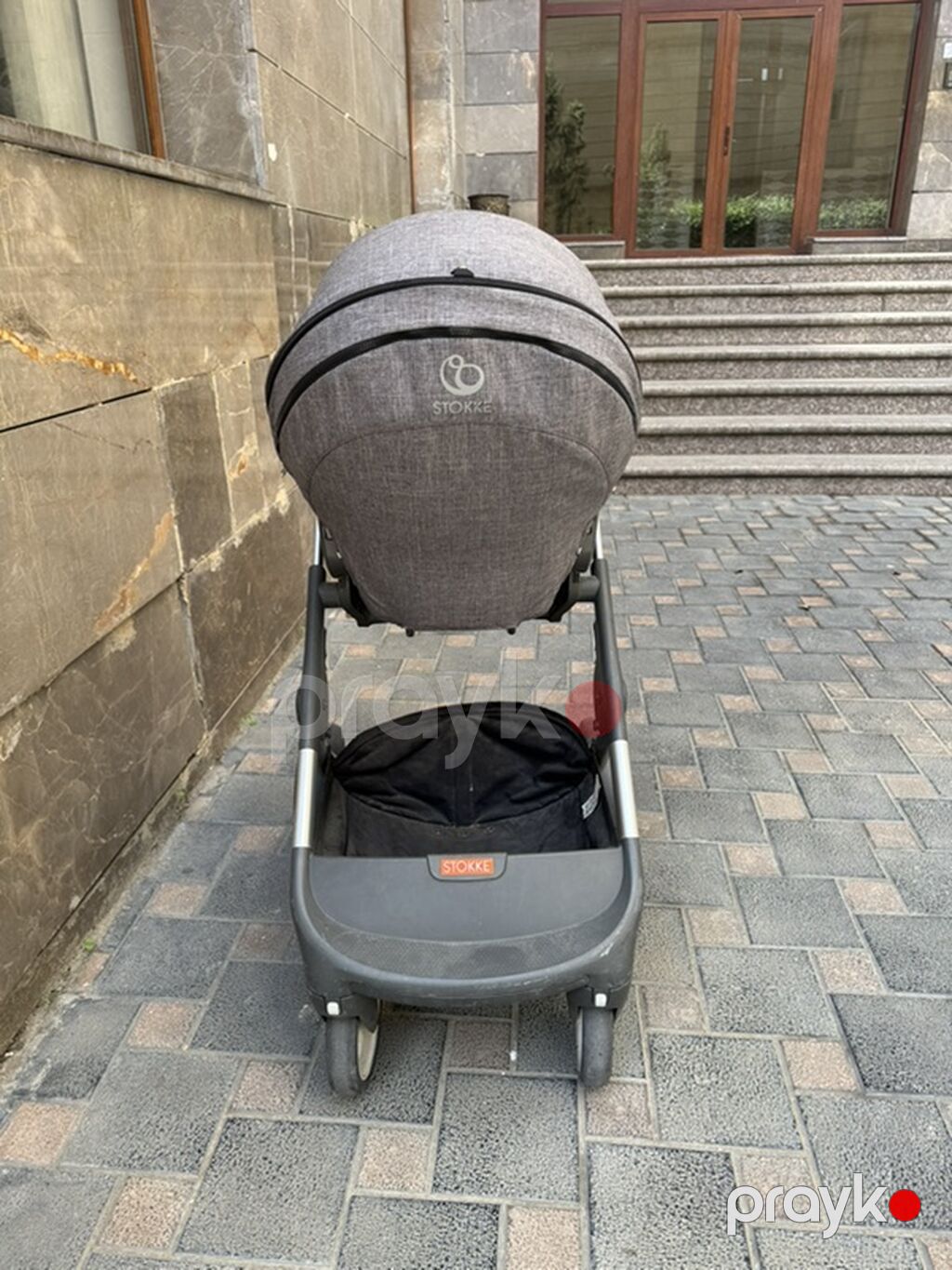 Stokke Scoot uşaq arabası(0-4 yaş qeder) - Rəng: tünd boz (melanj) — Arabalalar, Bakı (2)
