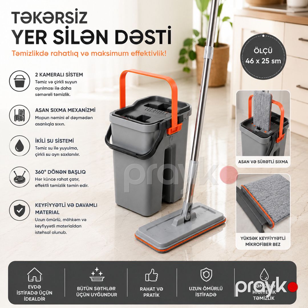 Təmizlik üçün fırça dəst ABS-plastik yığılan — Mallar, Bakı (2)