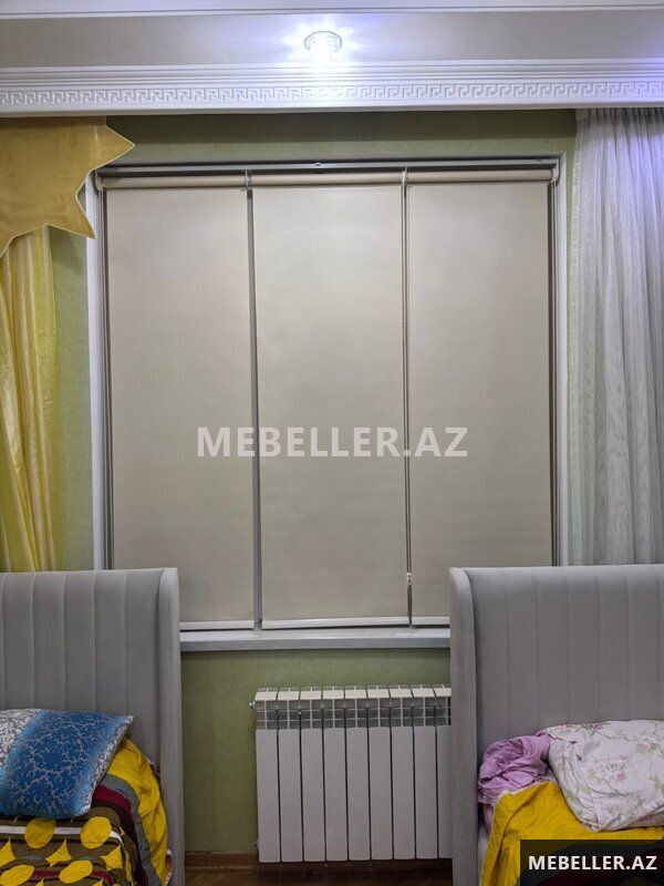 Stor jalüzi pərdə — Pəncərələr, qapılar, balkonlar, Bakı (4)