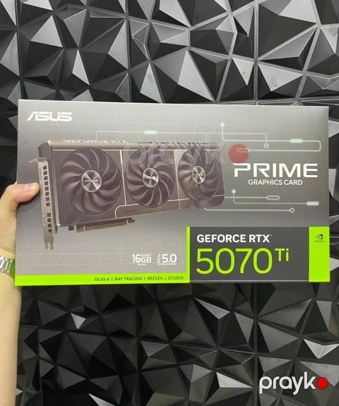 Video kart ASUS Prime GeForce RTX 5070 Ti 16GB — Bakı