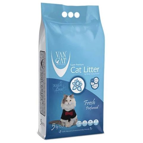 Bentonit topalanan doldurucu pişiklər üçün Van Cat Fresh Ван Кэт Фрэш 10 kq — Bakı