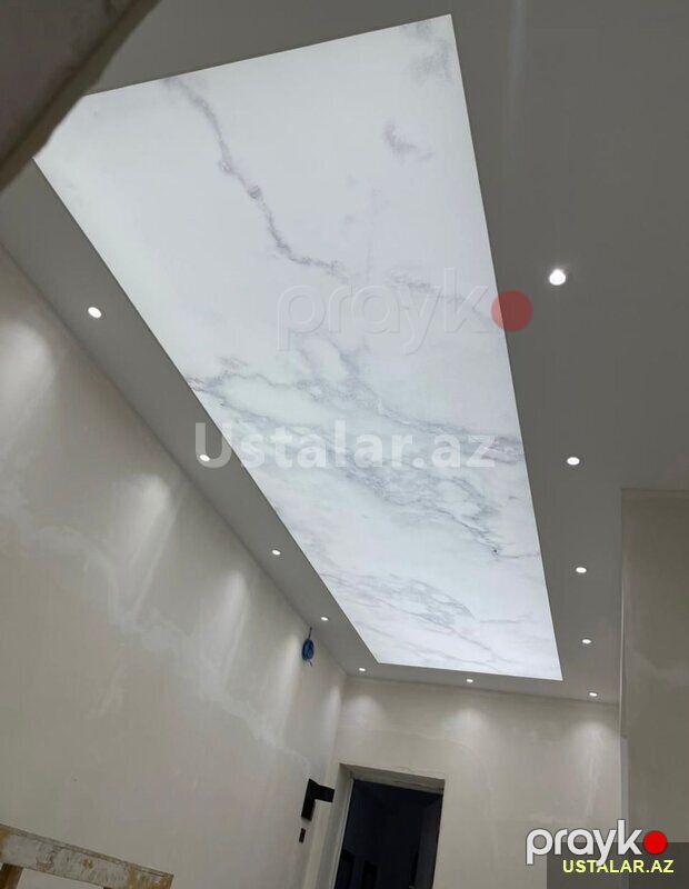 Alçıpan polyak işləri — Döşəmə və tavan işləri, Bakı (2)