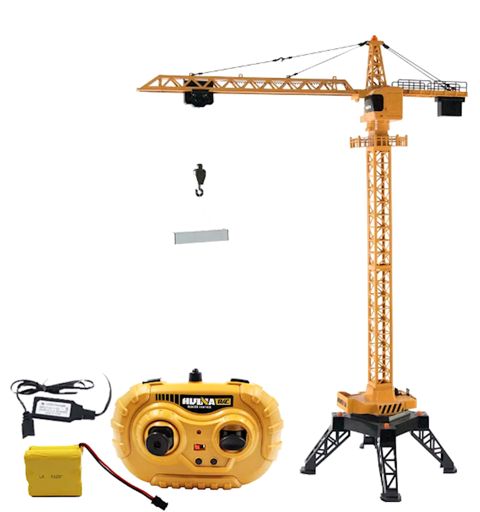 Radio ilə idarə olunan kran Huina 1585, sarı, 92x34x120 sm, +3 yaş — Bakı