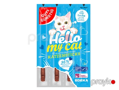 Pişiklər üçün çubuq Edekа Hello My Cat qızılbalıq dadı ilə, 10x5 q — Bakı