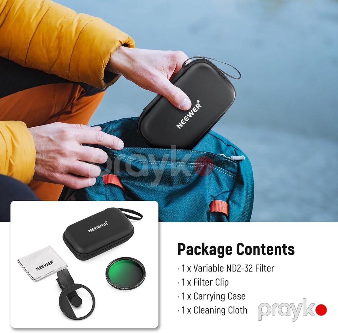 Neewer telefon üçün dəyişkən ND filter dəsti — Smartfonlar, Bakı (9)