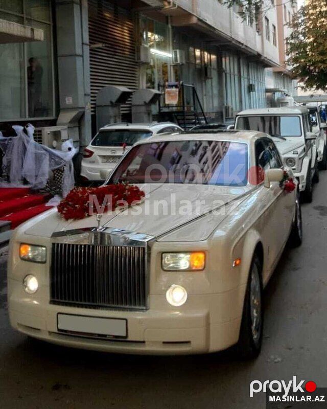 Rolls Royce Rolls Royce Phantom bey gəlin toy maşıni — Minik avtomobili icarəsi, Bakı (2)