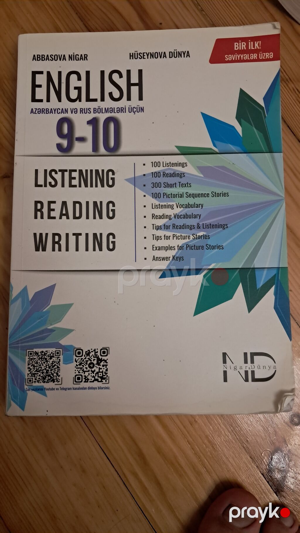 Məhsul: “Englısh 9–10: Listening Reading Writing” (Abbəsova Nigar — Kitablar, Bakı (2)