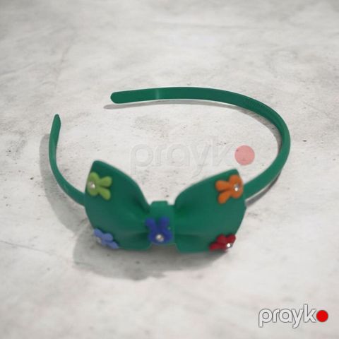 Saç üçün çənbər, yaşıl, plastik - BNE-286 — Bakı
