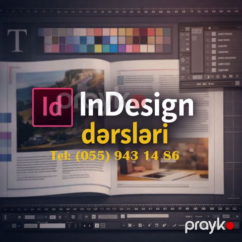 InDesign Öyrən, Dizayna Başla — Bakı