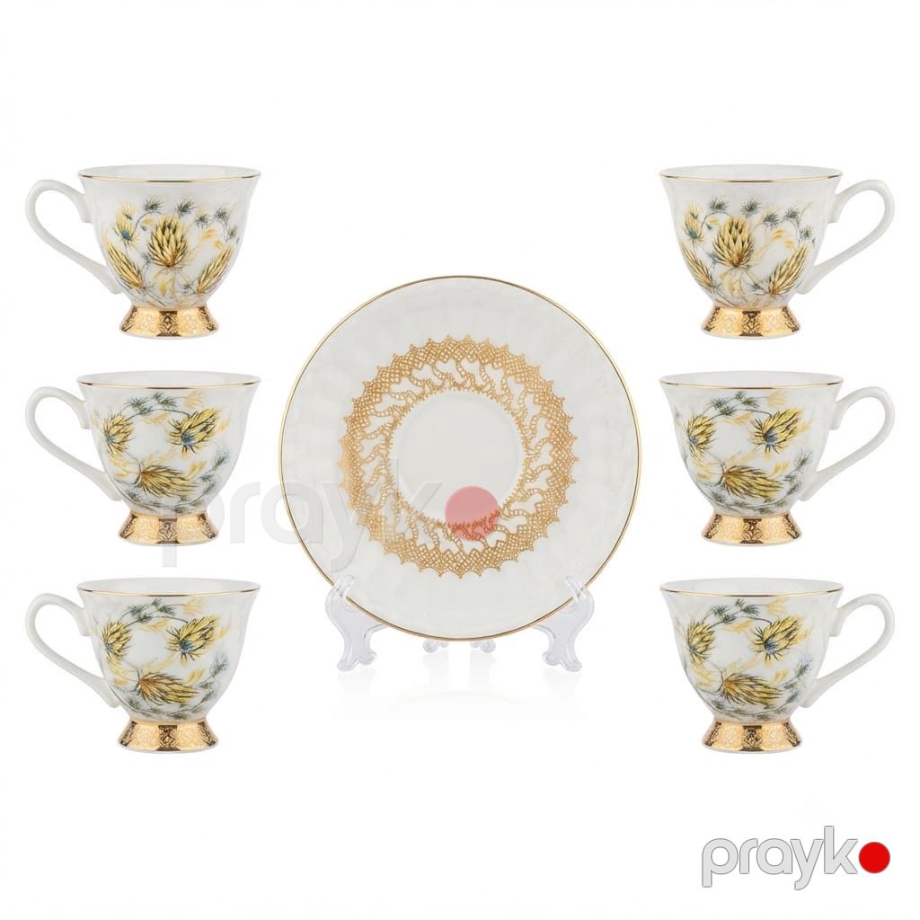 Çay dəsti JS01, 12 əd, keramika, 180 ml, 6 nəfərlik — Mallar, Bakı (2)