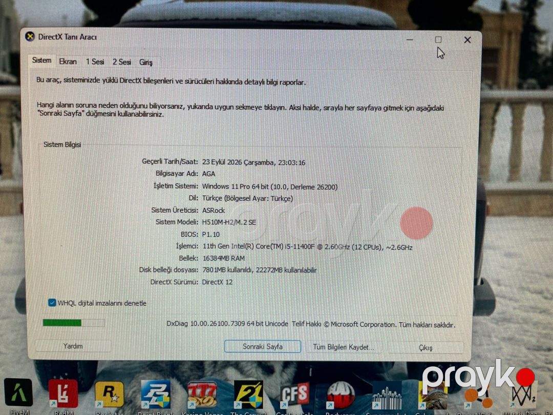 Gaming PC İ5 11 ci nəsil Rtx 2060 — Masaüstü kompüterlər, Saatlı (4)