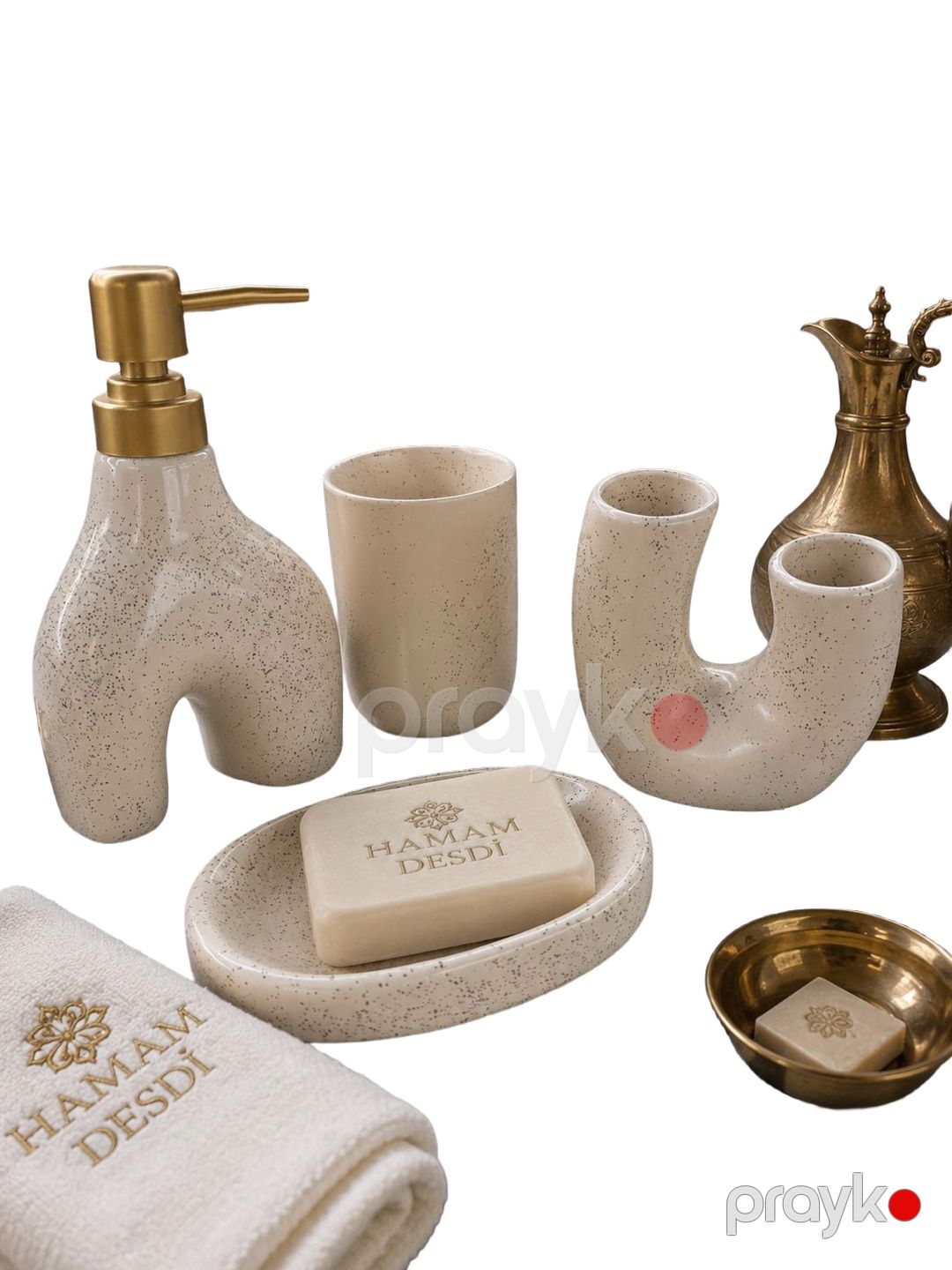 Hamam otağı dəsti, keramika, ağ, 4 əd — Mallar, Bakı (2)
