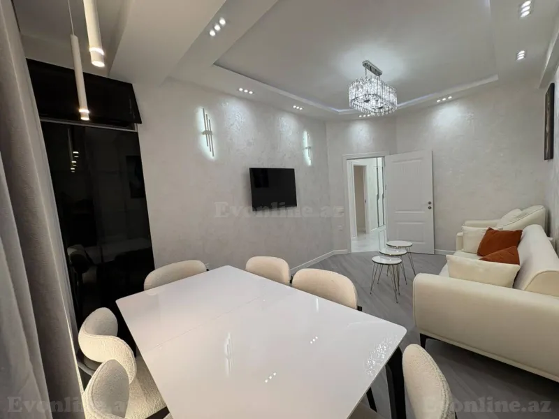 Kirayə verilir 2 otaqlı Mənzil Yeni tikili 55 m² Bakı, Binəqədi r., Dərnəgül m — Mənzil, Bakı (3)