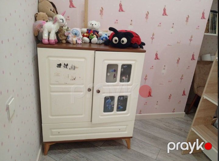 İkimərtəbəli çarpayı və dolab satılır — Mebel (2)