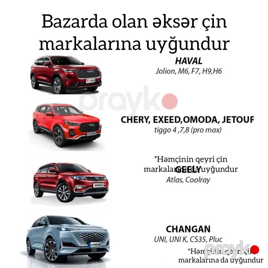 Çin avtomobilləri üçün qeydiyyat nişanı çərçivəsi — Ehtiyat hissələri və aksesuarlar, Bakı (4)