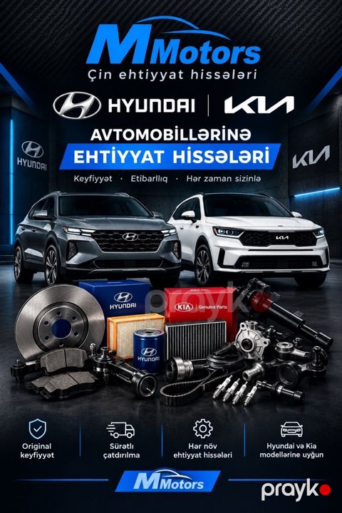 Hyundai, Kia ehtiyat hissələri — Bakı