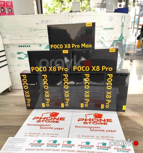 Xiaomi Poco X8 Pro Black 512GB/12GB — Bakı