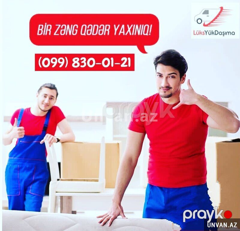 Yukdaşima xidməti. Lüks yük daşıma.mebel daşima — Mallar, Bakı (3)