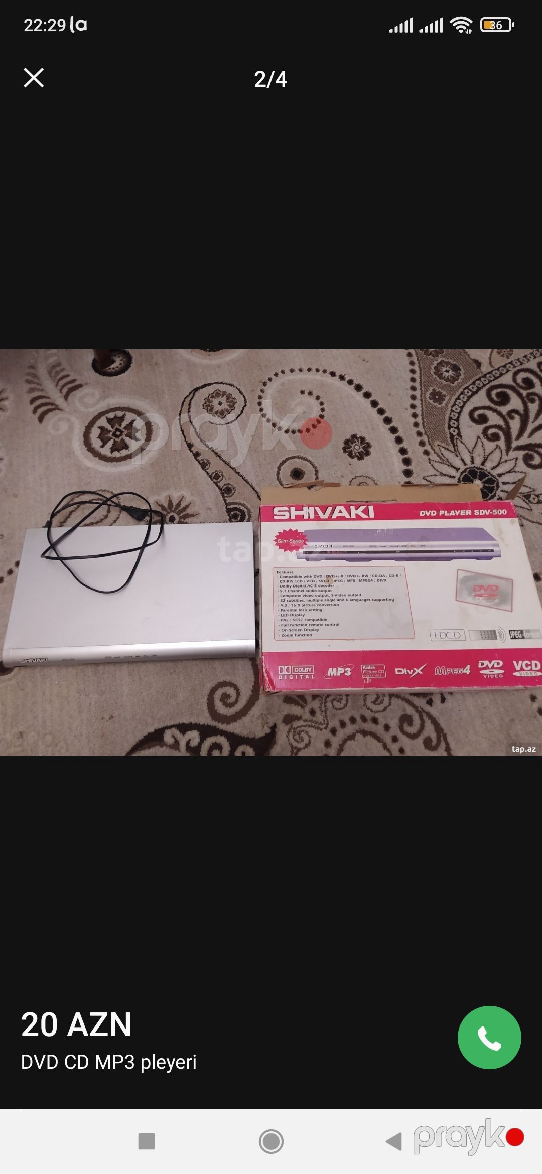 DVD CD MP3 player — Səs texnikası aksesuarları, Bakı (3)