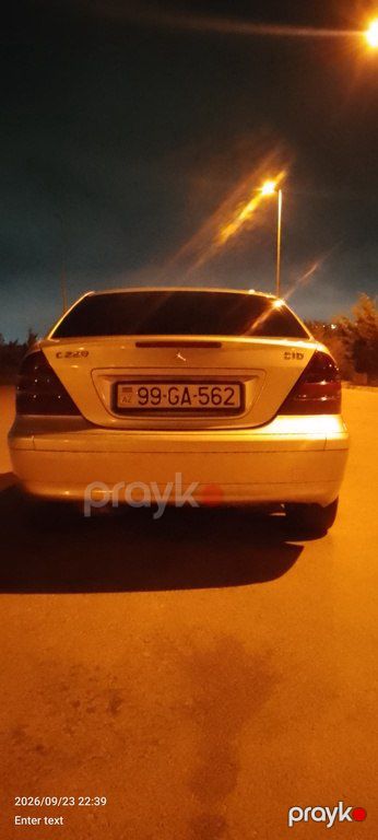 Mercedes C 200, 2.2 L, 2000 il, 570 000 km — Avtomobillər, Bakı (8)
