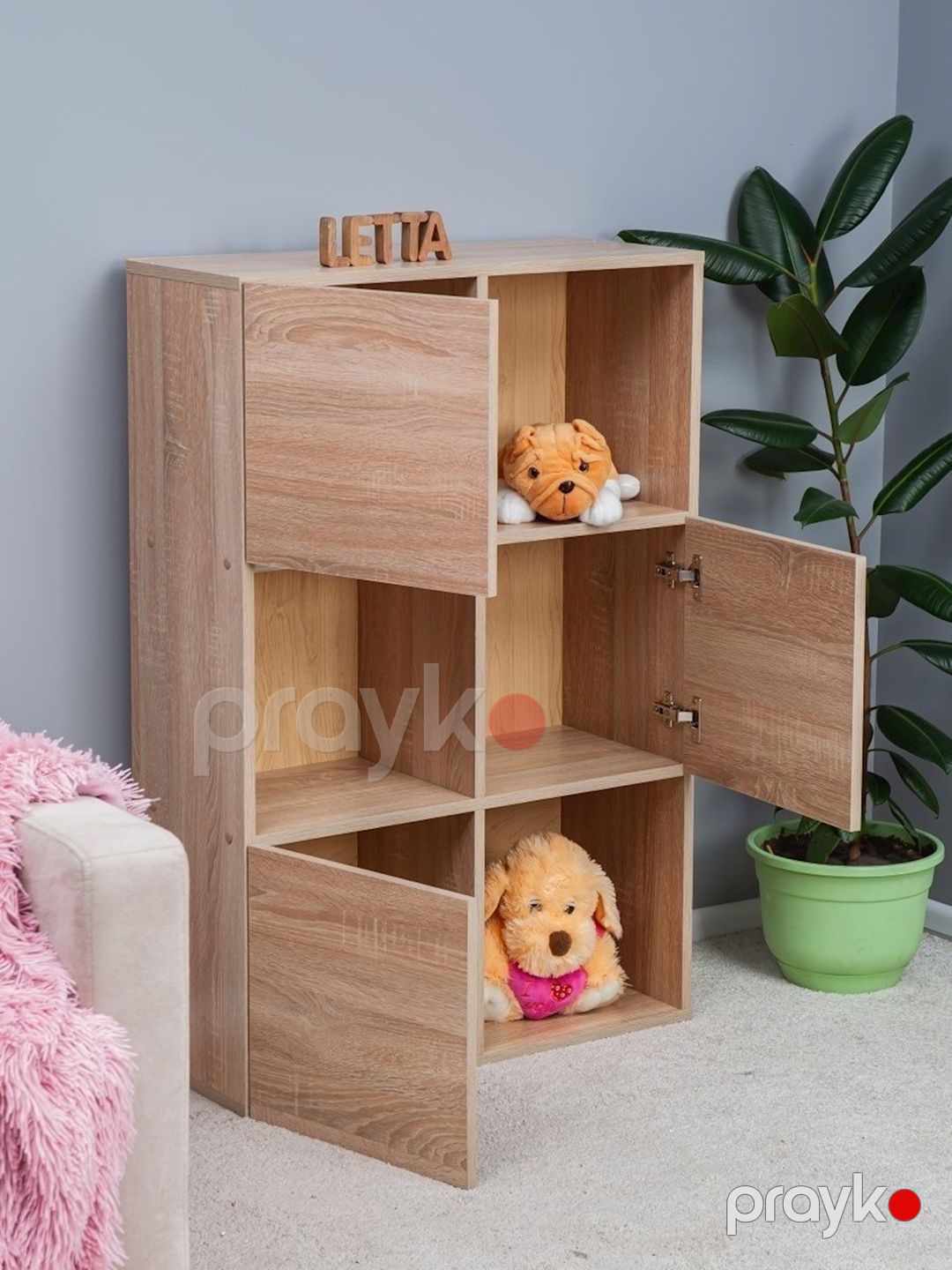 Stellaj Letta, bej, Ldsp, 106x71x29 sm — Mallar, Bakı (3)