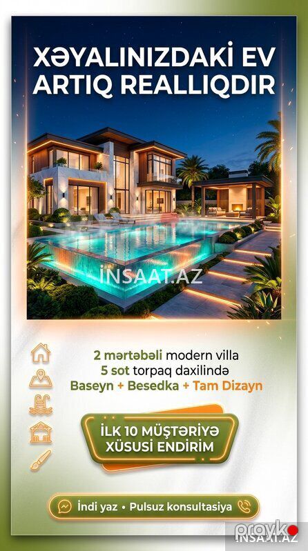 minimalist ve modern — Bakı