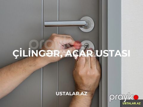 Çilingər seyf bağlı qapıların açılması — Bakı