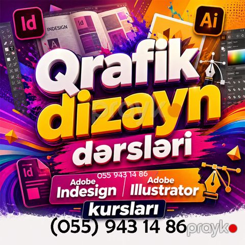 InDesign və Adobe İllustrator Kursu — Bakı