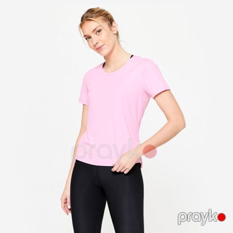Qadınlar üçün futbolka Decathlon 8806780, çəhrayı, poliester, ölçü M — Bakı