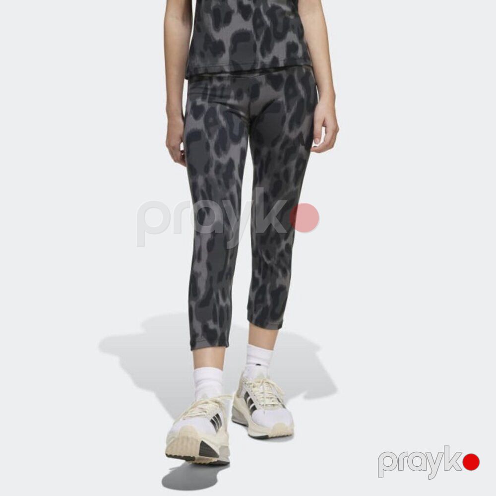 Qızlar üçün leqqins Adidas JG FI AOP 7/8LE JJ4796, Boz, Pambıq, ölçü 9-10 yaş — Mallar, Bakı