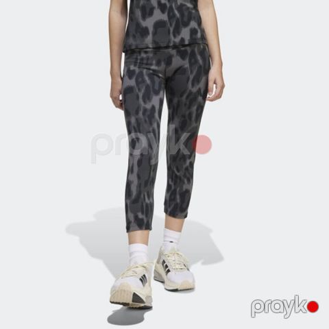 Qızlar üçün leqqins Adidas JG FI AOP 7/8LE JJ4796, Boz, Pambıq, ölçü 9-10 yaş — Bakı