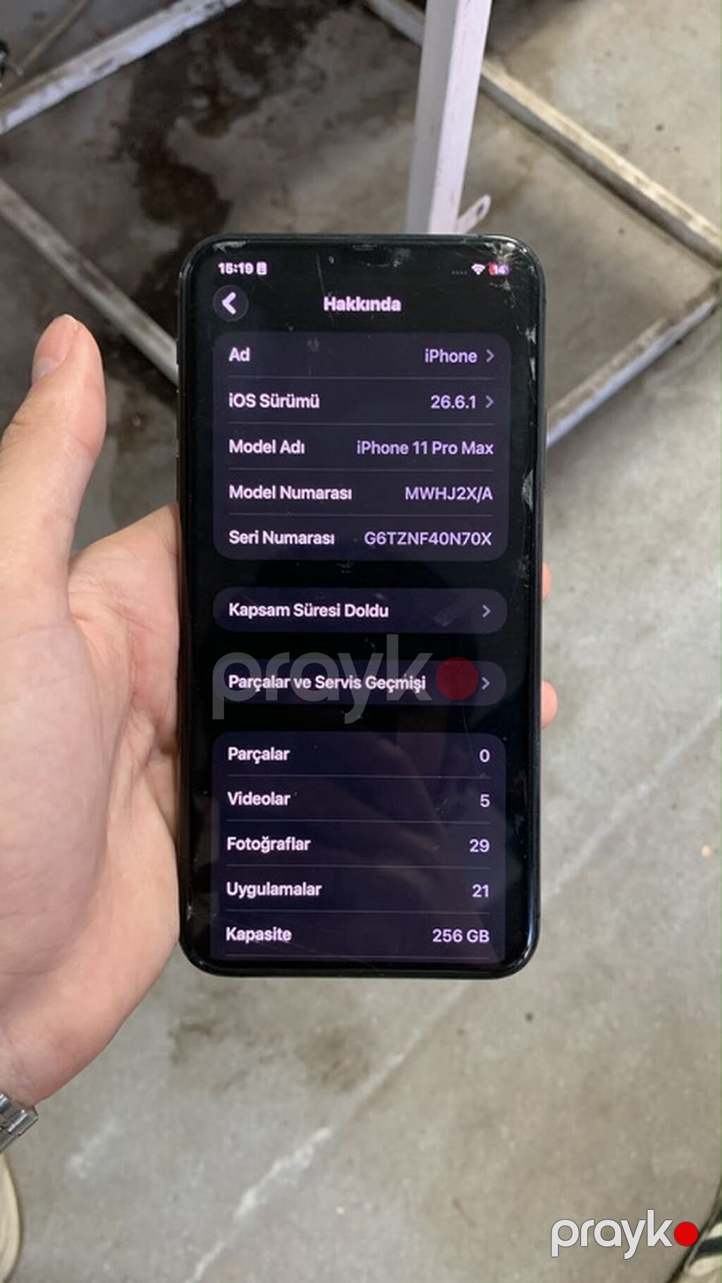 IPhone 11 Pro Max, 256 GB, Space Gray, Face ID — Apple iPhone, Bakı (2)