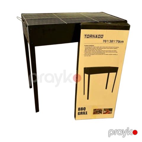 Manqal Tornado BBQ, Qatlama, Metal, Qara — Bakı