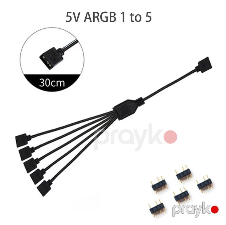 Argb Fan quraşdırmaq üçün Hub 5 port — Periferik cihazlar, Bakı (3)