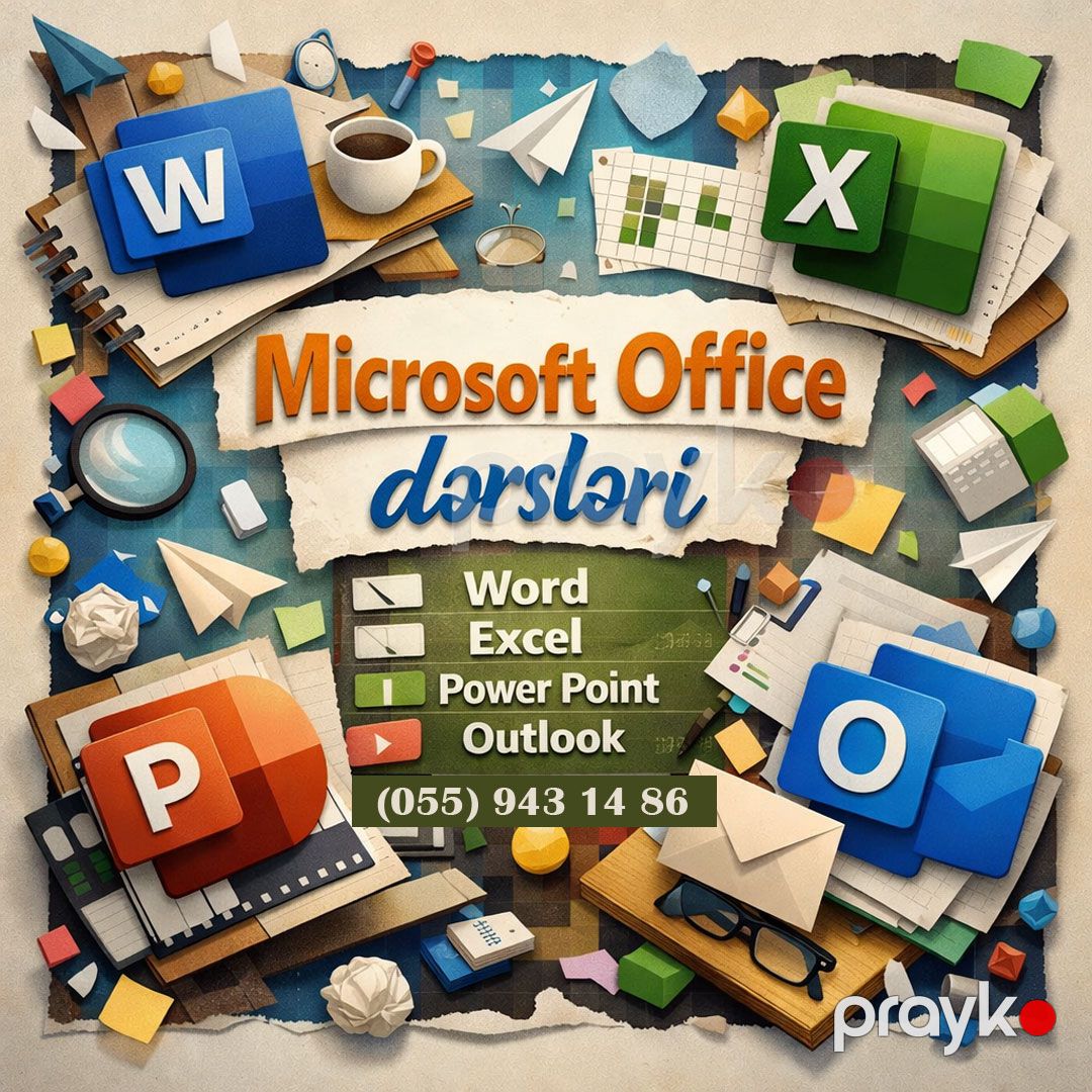 Ofis Word Excel informatika kursu — IT, biznes, Bakı (2)
