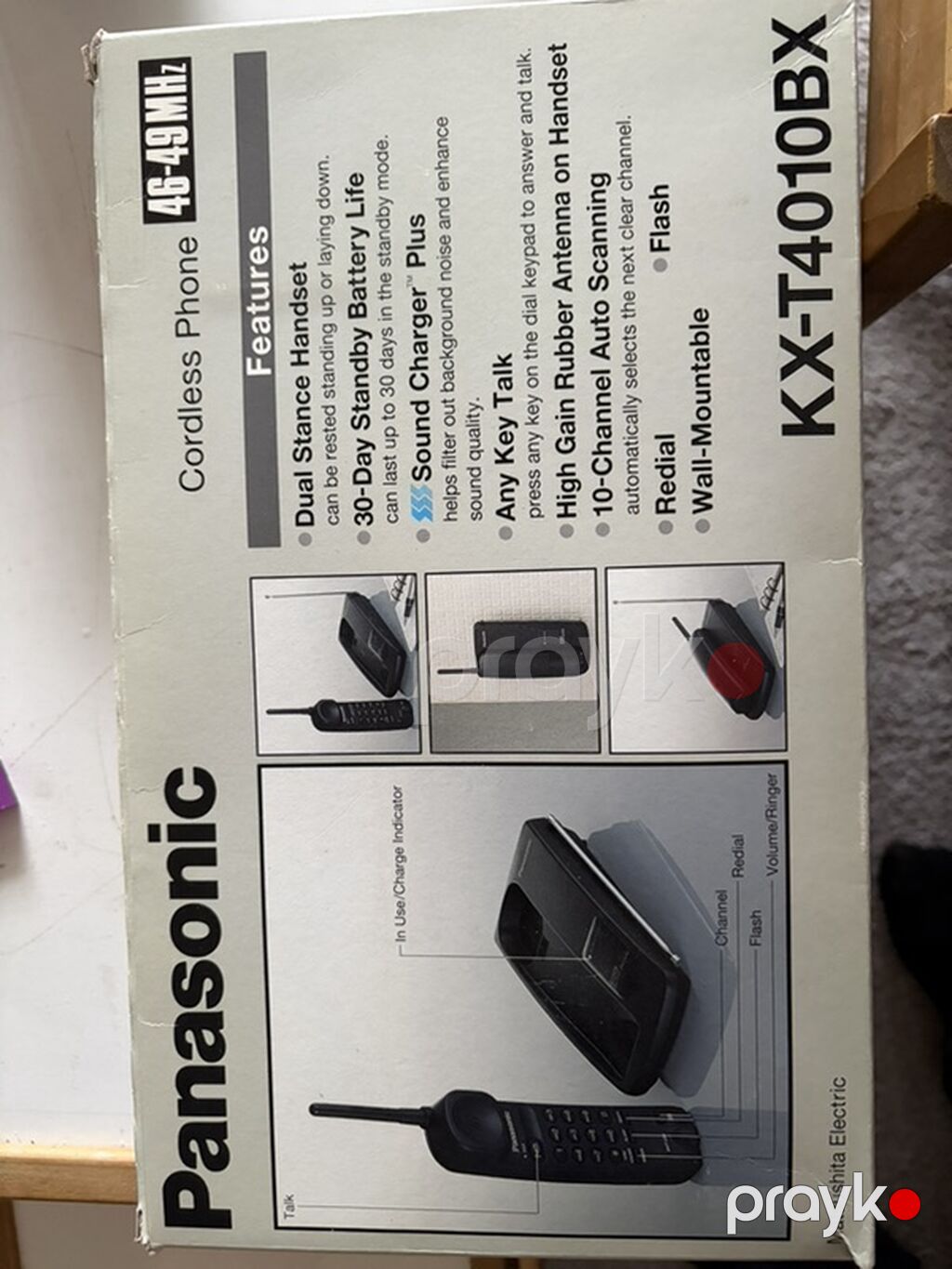 Panasonic KX-T4010BX simsiz ev telefonu Məşhur Panasonic radio — Kabel və radio telefonları, Bakı (2)