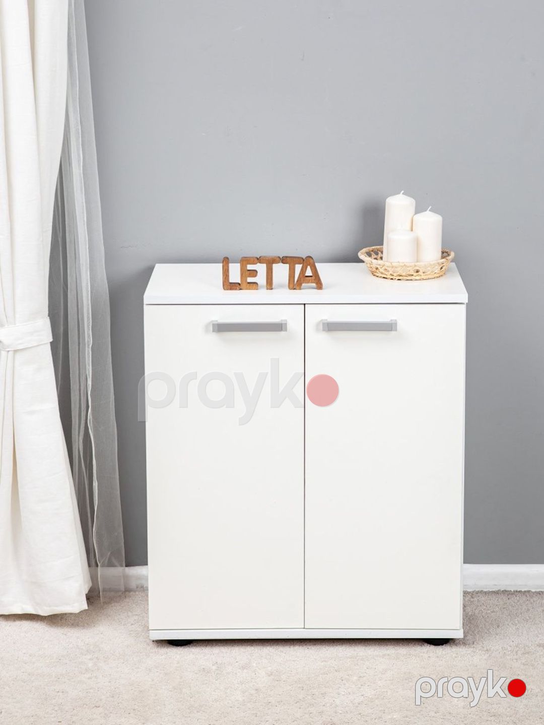 Komod Letta Ldsp, ağ, 70х30х60 sm — Mallar, Bakı (3)